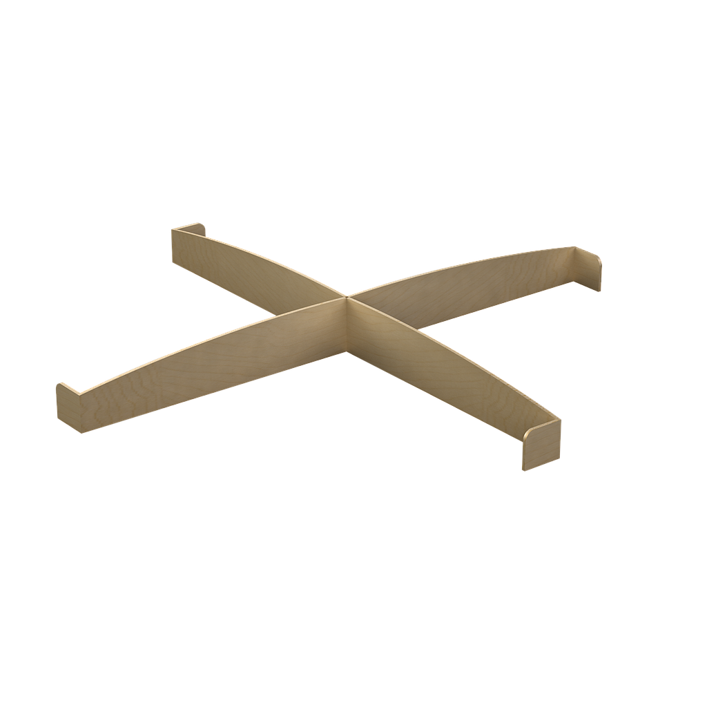 [GAK831MM3BP04PL00] Kit de Mampara p/Cruceta Mod. Diag. L 320 x 40 cm 3MM Cyber (Cherry, En Polvo Negro)