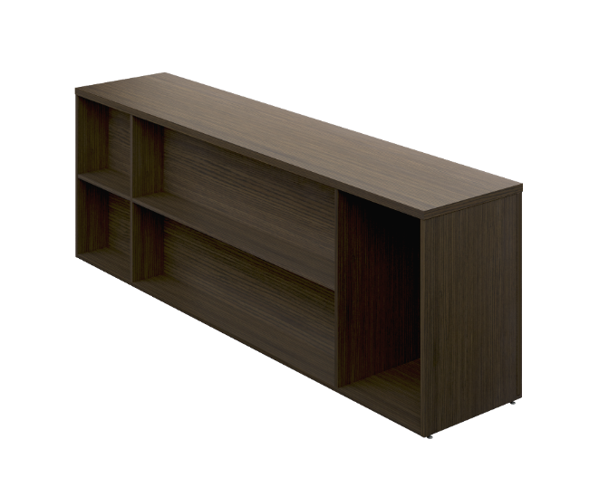 Open storage credenza 83 x 18 x 28" Bento