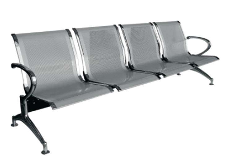 Tandem Metalico 4 Plazas Aluminio