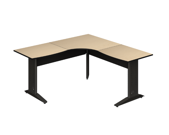 [GAK180MM3M19BP04PL00] Conjunto Diagonal en L 19MM 160 x 160 x 75 cm 3MM Cyber (Cherry, En Polvo Negro)