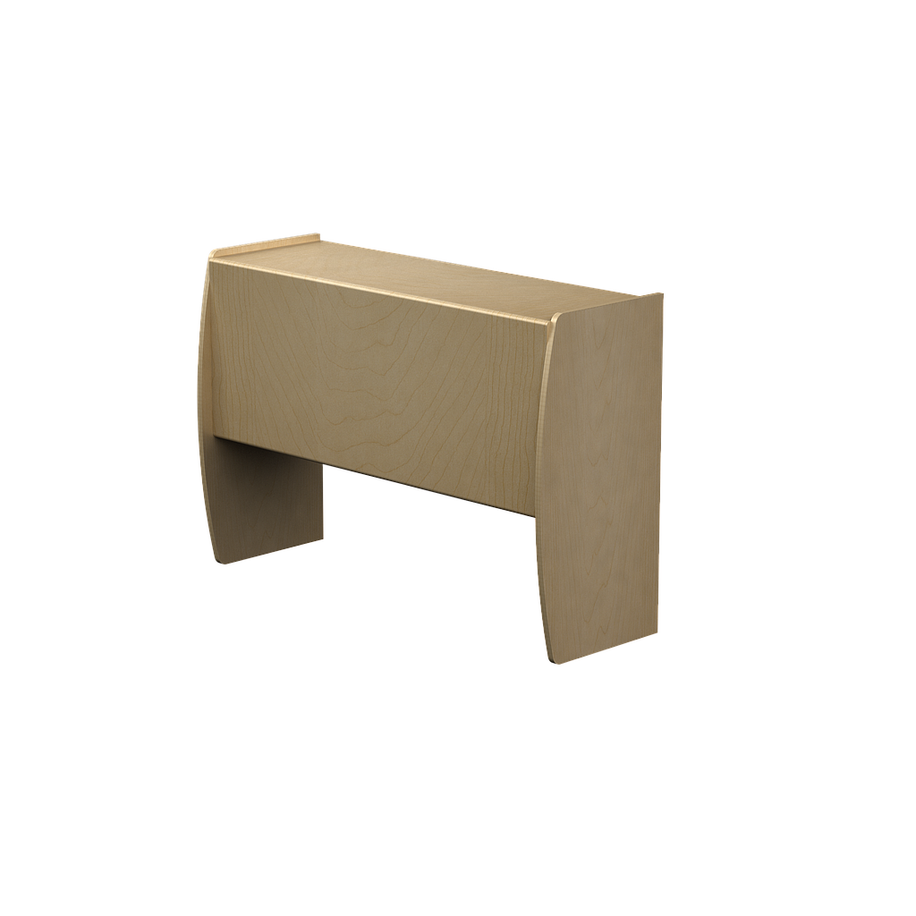 [GAK472TMLBP04TM02] Flipper door hutch 19MM 45.5 x 15.5 x 31.5" TML Cyber (Cherry, Beige)