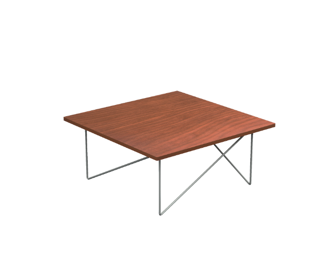 [GDD516120BP04PT01] Mesa de Centro Cuadrada 120 x 120 x 52 cm Kalia BP (Cherry, Aluminio)