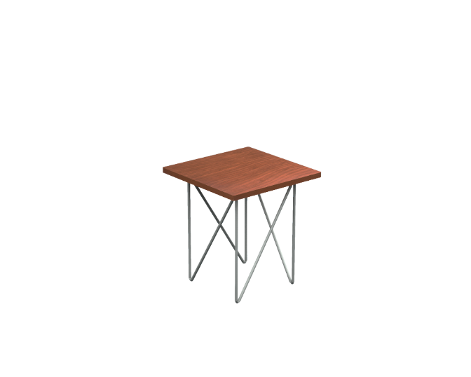 [GDD526120BP04PT01] Kalia Occasional Table 24 x 24 x 26" LPL (Cherry, Aluminio)