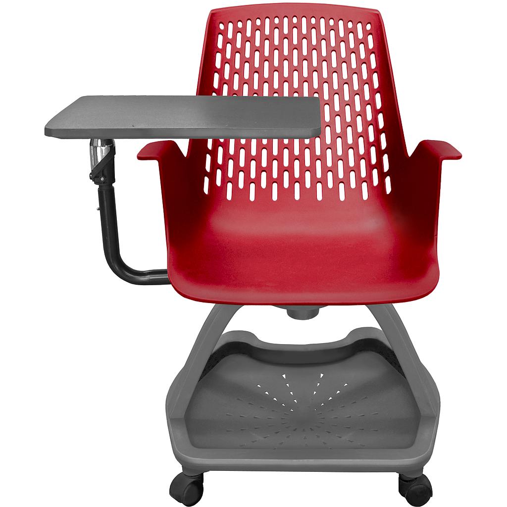 [GDDO830PS37PS06] Loop multipurpose chair w/tablet arm (Rojo)