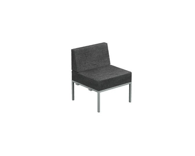 [GDMA280TS41TS90] Sofa c/respaldo 60 x 60 x 75 cm Match (Adisson Orange, Shedron)