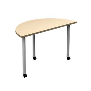 [GBU504120BP30PL00] Multi use end cap mobile table Urban (Oxford, En Polvo Negro)