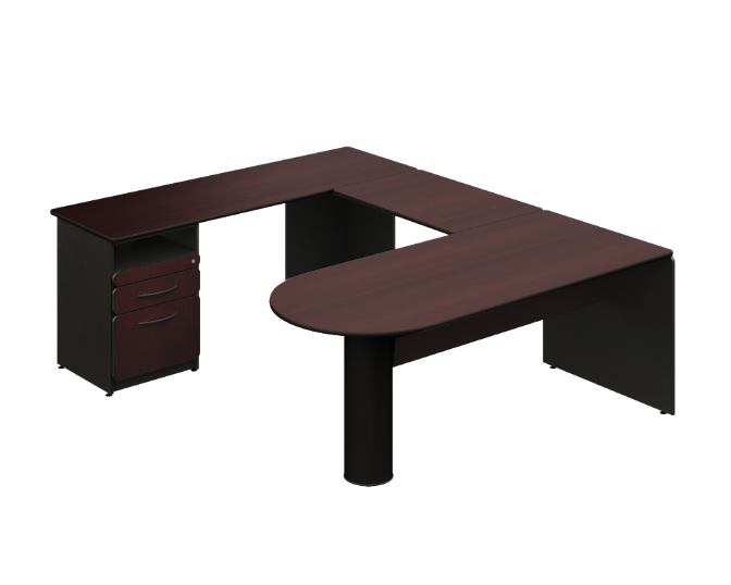 [GBA130BP18BP00] Semi executive group 70 x 90 x 29" Basic (Bordeaux)