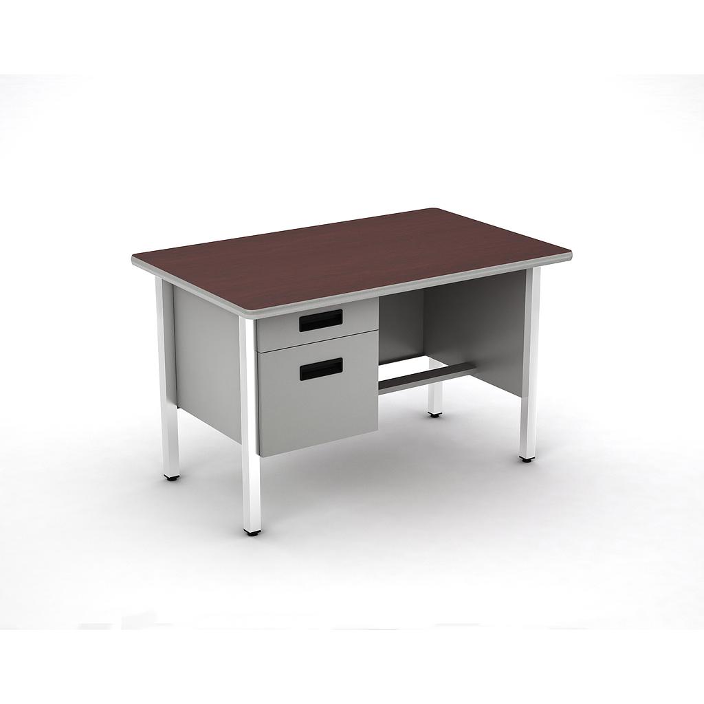 [GAO210120LBP04LL02] 2-Drawer desk 48 x 30 x 30" Concord (Izquierdo, Cherry, Beige)