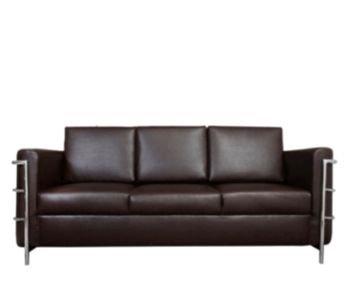 [GDB280P3FM09] Sofa - bonded leather Piero (Tactopiel Maglia Sage)