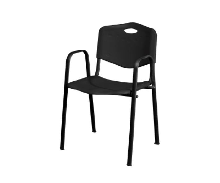 [GDC201CBPS48] Comfort plastic guest chair w/arms (Vino)