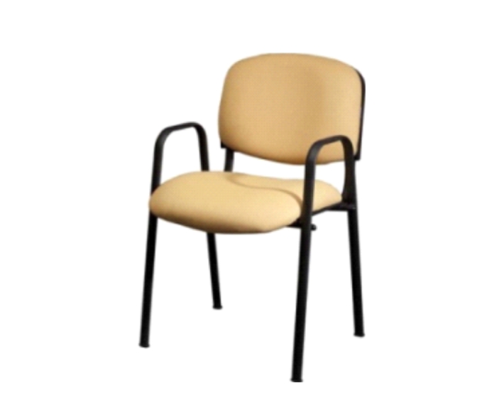 [GDC202CBTB30] Silla de Visita Tapizada c/Brazos Comfort (Caribe Oxford)