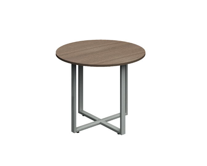 [GBG575090BP30PL00] Mesa Redonda 90 x 75 cm G Connect BP (Oxford, En Polvo Negro)