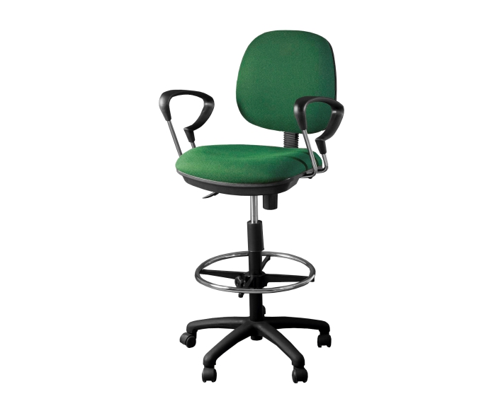 [GDC304CPBRTB30] Task chair chrome arms 5 star nylon base w/casters (Caribe Oxford)