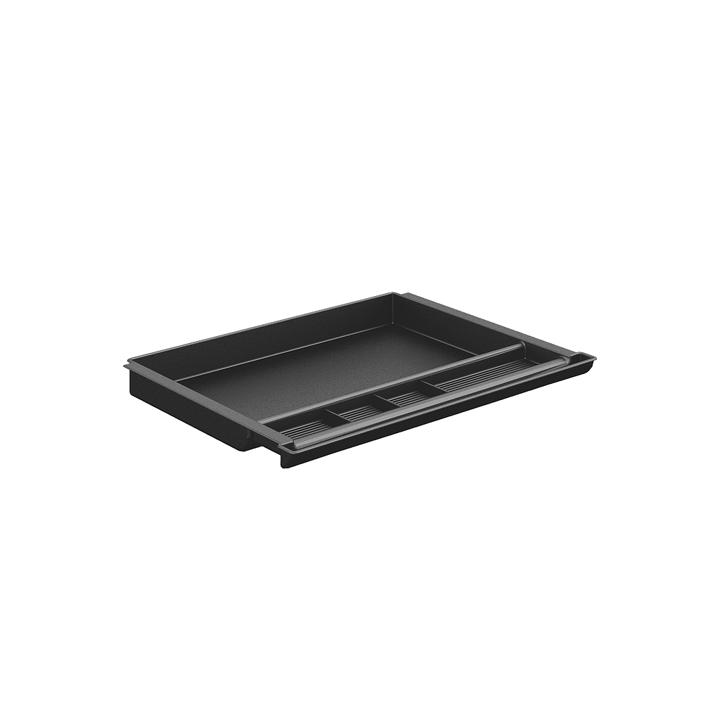 [GAC877PS06] Charola Lapicera Plastica Multiusos 50 x 40 x 5 cm (Gris)