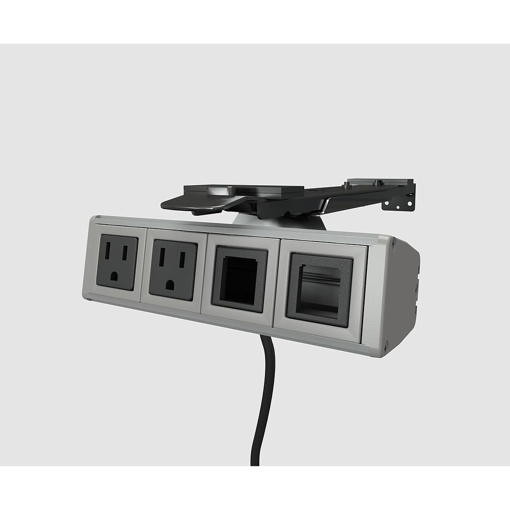 Assemble-reveal 2 power, 2 open data 72" cord