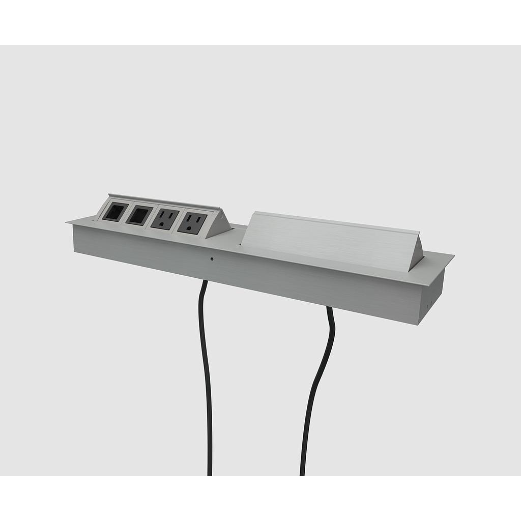 MS2 2 power, 2 open data 72" cord