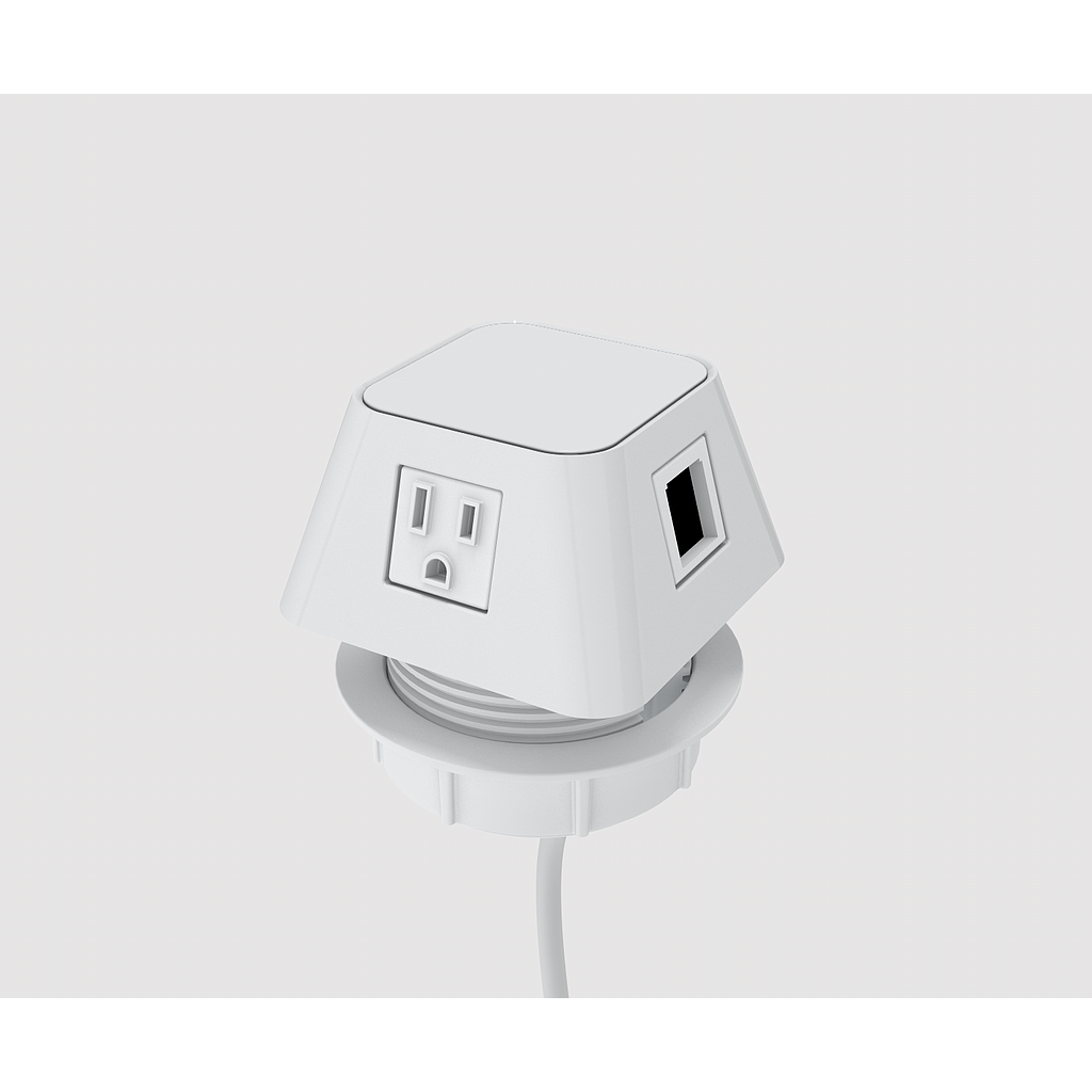 Moire 2 power, 2 open data 72" cord