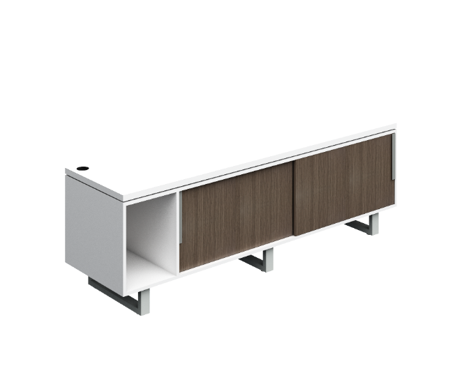 Credenza 2 Puertas Corredizas 180 x 52 x 60 cm G Connect