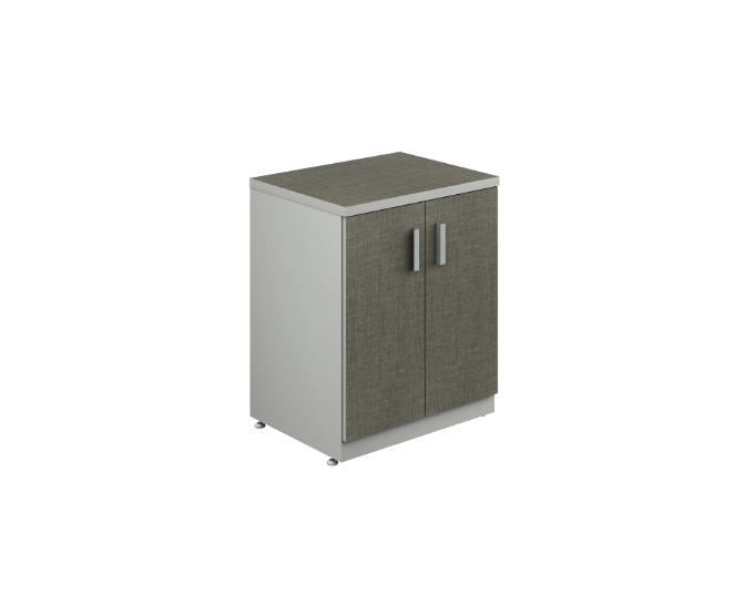 2-Door cabinet 1 shelf 24 x 19 x 29" Kenza