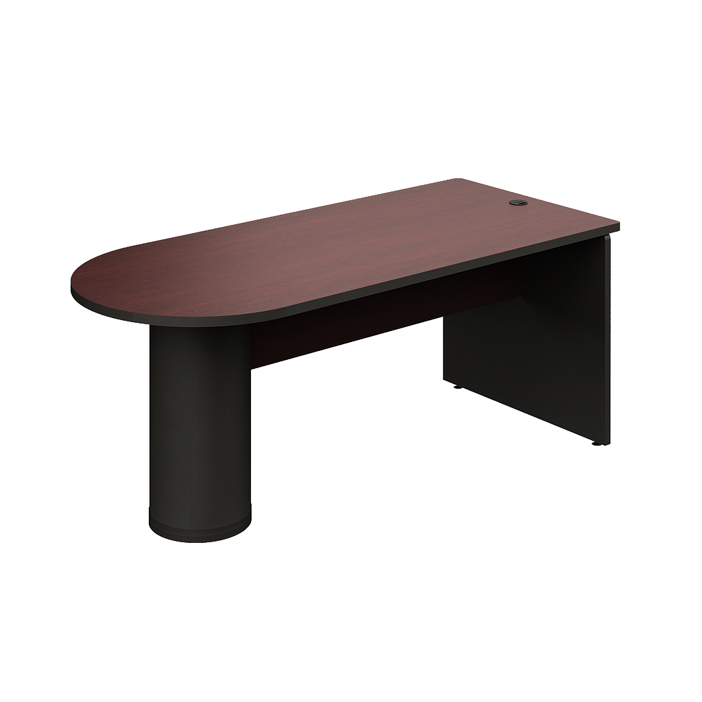 Peninsula desk 12 leg 72 x 32 x 30" Spazio