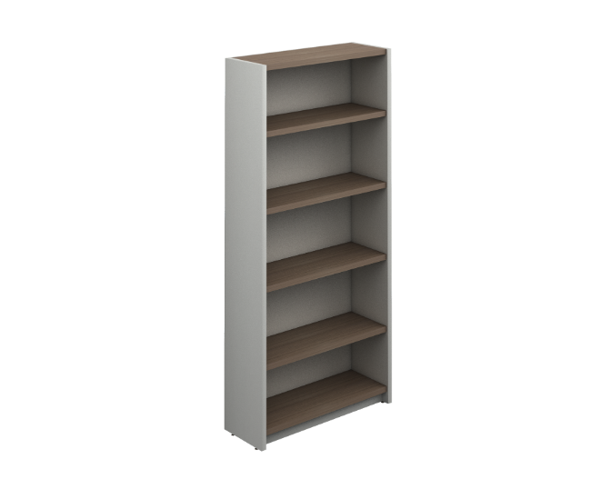 Open bookcase 33 x 12 x 72" Prime